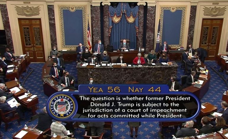 SHBA/ Vota në Senat: Gjyqi ndaj ish-presidentit Trump është kushtetues