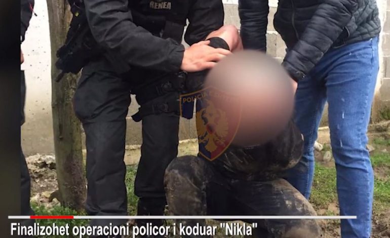 I MBULUAR ME BALTË/ Momenti kur shoqërohet nga policia ekzekutori i Shkëlzen Kastratit pas arrestimit