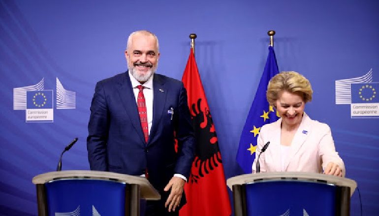 INTEGRIMI NË BE DHE RINDËRTIMI/ Rama sot në Bruksel takon presidenten e KE Ursula von der Leyen. Shoqërohet nga Xhaçka
