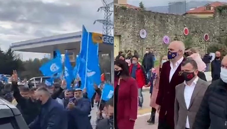 IRONIZON BASHËN/ Rama: Lulzim je berë qesharak, shkon në festën e Elbasanit me flamuj partie dhe flet përçart