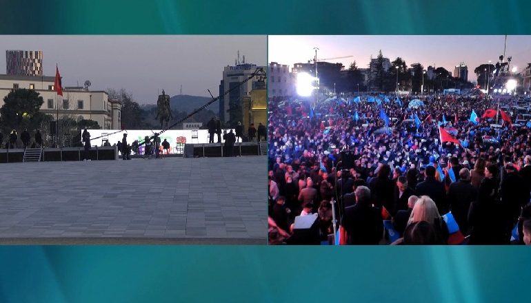 NIS FUSHATA ZGJEDHORE NË TIRANË/ Njëri vjen si “bombë” infeksioni për qytetarët, tjetri në respektim të jetës