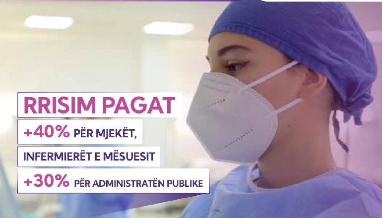 “RIKTHYEM DINJITETIN…”/ Veliaj: Në mandatin e ri 40% rritje për pagat e mësuesve, mjekëve dhe infermierëve