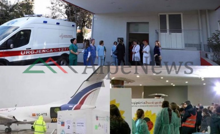 NGA ULJA E RASTEVE E DERI TEK VAKSINIMI/ Situata e COVID në Shqipëri. Policët dhe gazetarët…