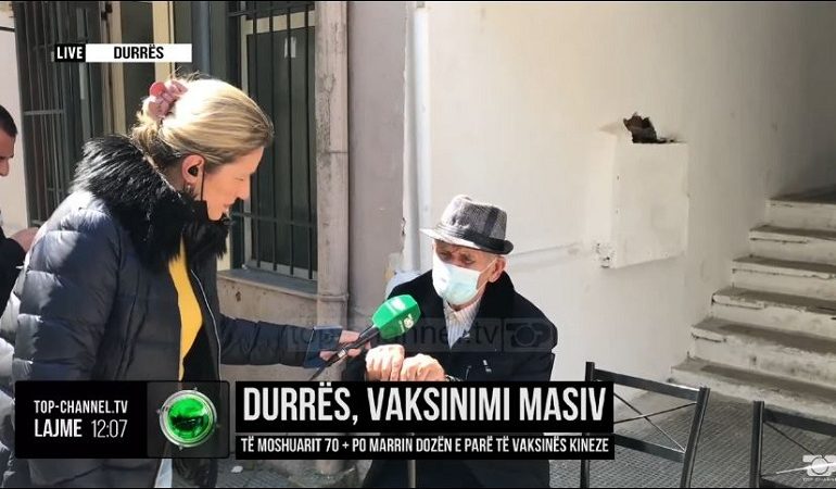 VAKSINIMI NË DURRËS/ I moshuari: E refuzova në fillim, por jeta është e dhembshur