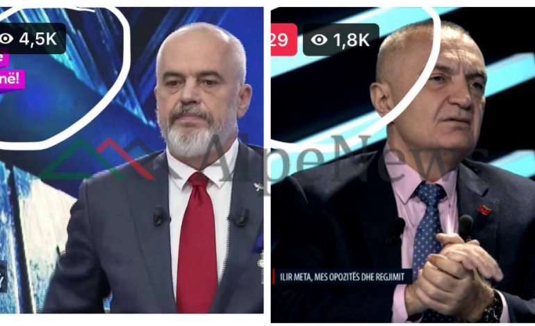 DEBATI I SË ENJTES/ Ndjekësit në kohë REALE, Rama sa dyfishi i Metës (FOTO)