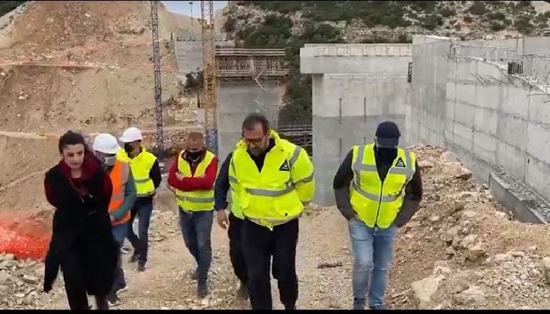 INSPEKTON PUNIMET NË BYPASS-IN E VLORËS/ Balluku: Po punohet me ritme të shpejta, hapet qarkullimi gjatë sezonit turistik