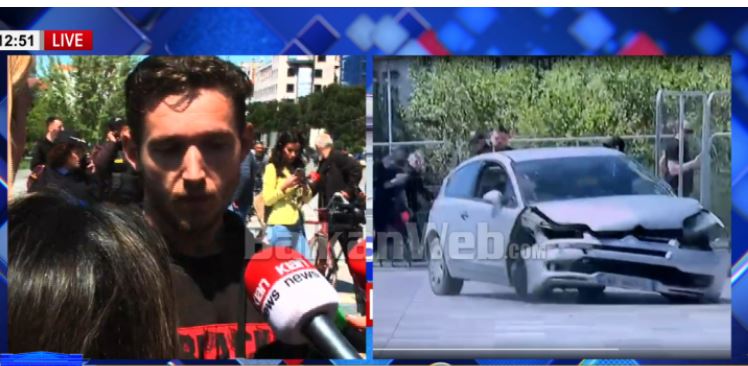 TENTOI TË SHTYP NJERËZIT TEK SHESHI/ Flet i riu HERO që ndali çmendurinë në Tiranë: Iu fik makina…