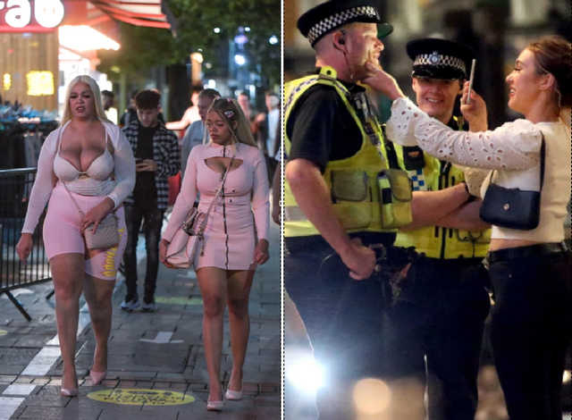 TË DEHUR E GJYSËM TË ZHVESHUR/ Të rinjtë britanikë “shthuren” në fundjavë nuk pyesin për COVID (FOTO)