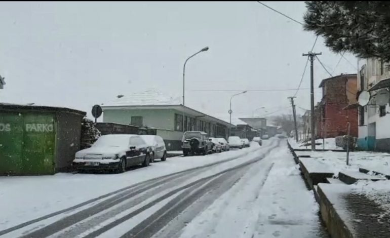 DIMËR NË PRILL/ Ndërpriten reshjet e dëborës në qarkun Dibër, ja si paraqitet situata
