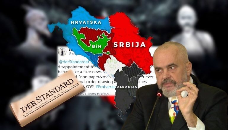 “NON PAPER-I” SLLOVEN PËR KUFIJTË NË BALLKAN/ Rama: Turp! Nuk kam mbështetur kurrë ndonjë vizatim përgjatë vijave etnike