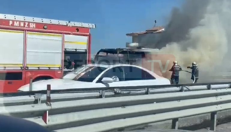 DIGJET AUTOBUZI NË AUTOSTRADËN KAVAJË-LUSHNJË/ Detajet e para nga vendngjarja (VIDEO)