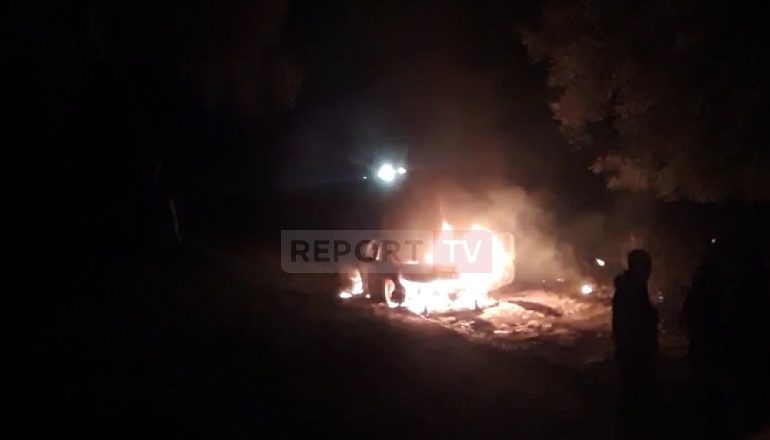 EKZEKUTIMI NË VLORË/ Brenda makinës së djegur janë gjetur armë që janë përdorur nga autorët