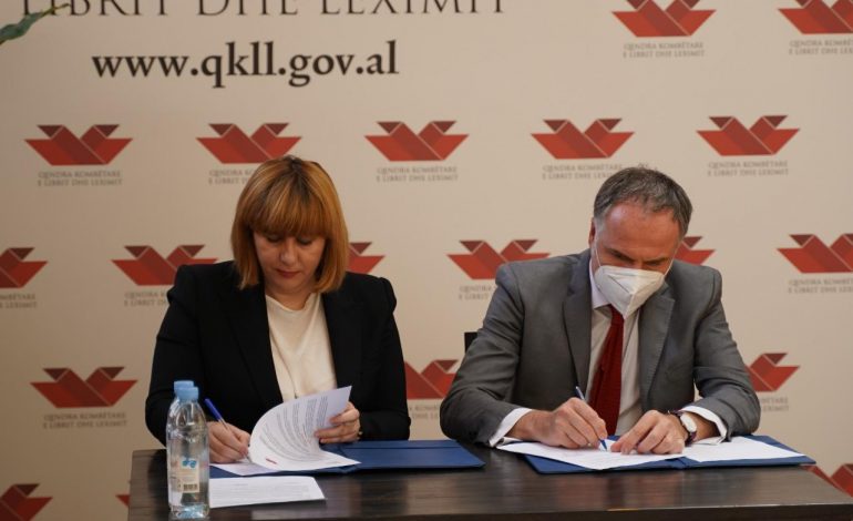 MUNGESA E PËRKTHYESVE/ Qendra Kombëtare e Librit dhe Leximit nënshkruan marrëveshjen e bashkëpunimit me Ambasadën Franceze