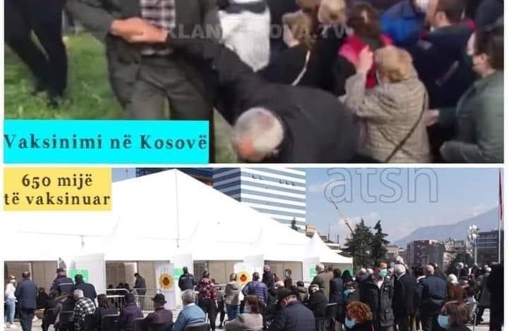 SKANDALI I VAKSINIMIT NË KOSOVË/ Rrjeti: Kasaphana me 40 mijë të vaksinuar përballë procesit normal të 650 mijë të vaksinuarve në Shqipëri