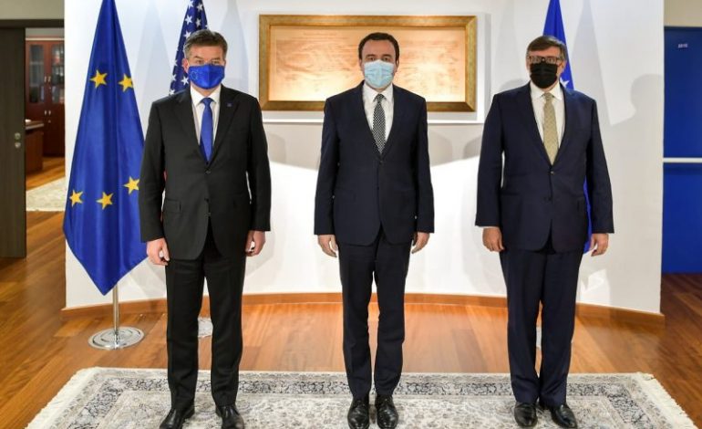 ZBARDHEN DETAJET/ Albin Kurti takoi Miroslav Lajčák dhe Matthew Palmer