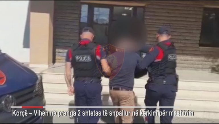 MASHTRONIN QYTETARËT DUKE U MARRË NGA 5000 EURO/ 2 të arrestuar. Policia e Korçës jep detajet (EMRAT)