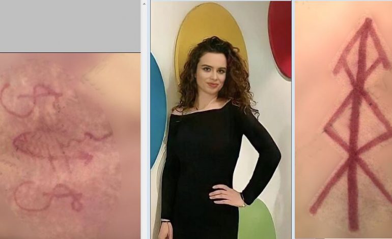 NGA SFURKU TE SHIGJETA/ Zbërthehet kuptimi i tatuazheve në trupin e 23-vjeçares Evgjeni Baxho, policia…