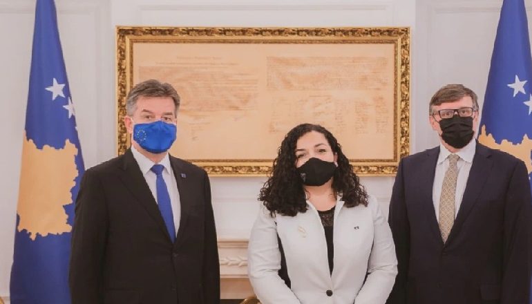 DIALOGU KOSOVË-SERBI/ Kurti dhe Osmani në takimet me Lajçak dhe Palmer se zgjidhja është njohja reciproke