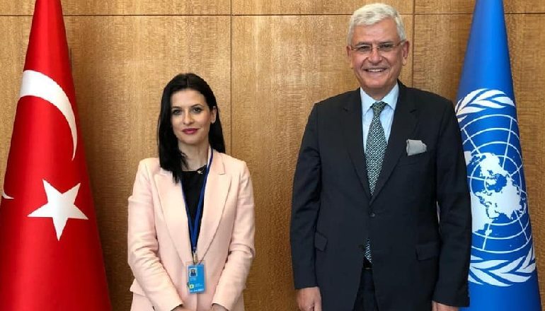 LUFTA KUNDËR KORRUPSIONIT/ Ministrja Gjonaj në takim me presidentin Asamblesë së Përgjithshme të OKB-së