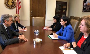 REFORMA NË DREJTËSI/ Ministrja Gjonaj takohet me zyrtarë të lartë të administratës amerikane