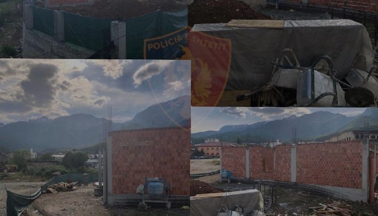 PO NDËRTONTE PA LEJE/ Në pranga ndërtuesi në Bajram Curri, në kërkim pronari i truallit