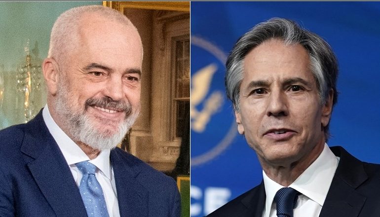 ËSHTË ZYRTARE! Kryeministri Rama takohet me Sekretarin amerikan të Shtetit Antony Blinken sot në Bruksel