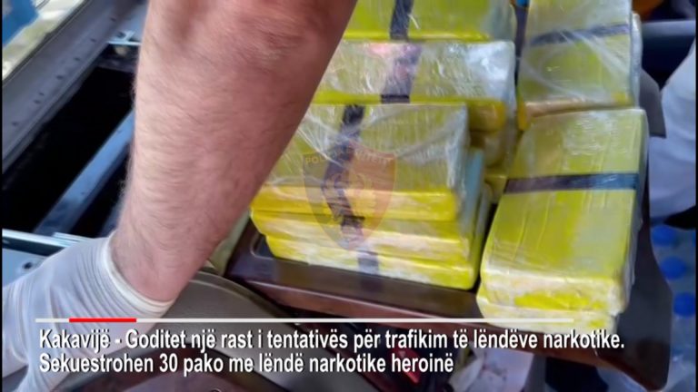 SEKUESTRIMI I 14 KG HEROINË NË KAKAVIJË/ Si lindën dyshimet gjatë skanimit dhe ku ishte fshehur droga në furgon (DETAJET)