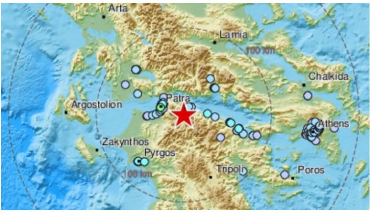 DRIDHET TOKA/ Një tërmet i fuqishëm godet Greqinë, epiqendra në juglindje të Patras