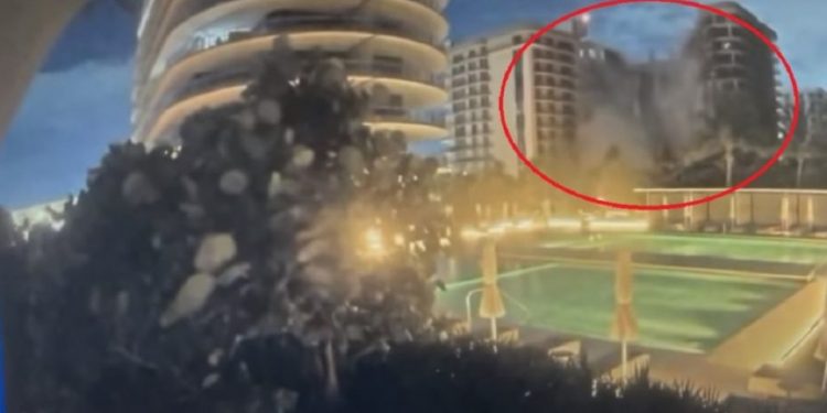 PAMJET SHOKUESE/ Momenti kur shembet pallati 12-katësh në Miami