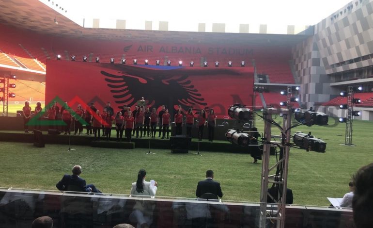 FOTOT EKSKLUZIVE/ Nis Kongresi i PS, ja atmosfera në stadiumin “Air Albania”