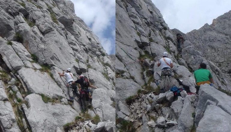 U DËMTUA DUKE ECUR NË DISA SHKËMBINJ NË TROPOJË/ Policia dhe disa alpinistë nga Kosova i vijnë në ndihmë turistit bullgar