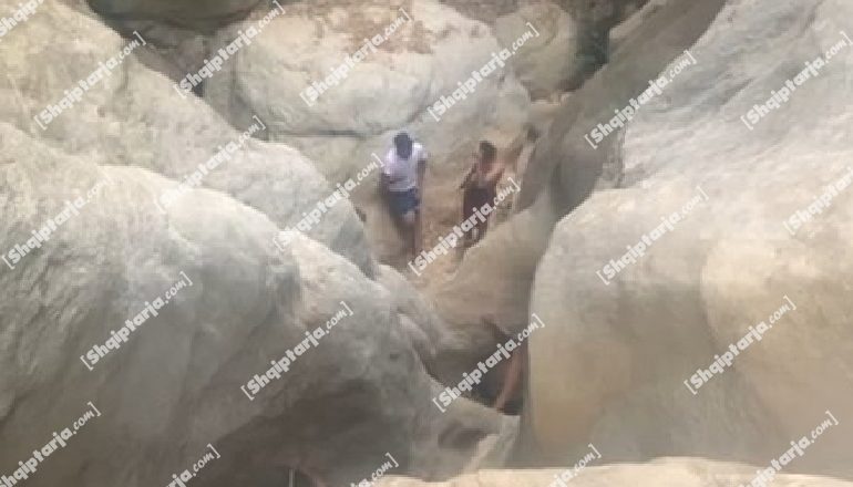 E RËNDË NË VLORË/ Turistët e huaj mbesin të bllokuar në Kanionet e Gjipesë, njëri prej tyre dëmton këmbën