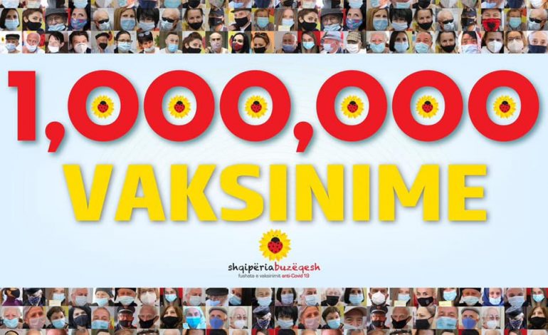 SUPER LAJMI! Shqipëria arrin në kuotën e 1 MILION vaksinimeve