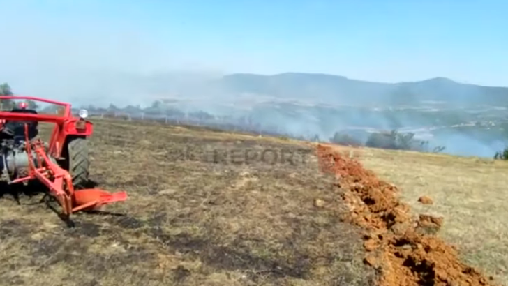 ZJARRET NË VEND/ Përfshihet nga flakët Kodra e Shikajve në Kukës, era përhap flakët duke rrezikuar banesat