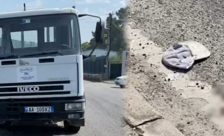 AKSIDENT NË ELBASAN/ Kamionçina përplas fëmijën 12 vjeç, po kalonte në anën tjetër të rrugës