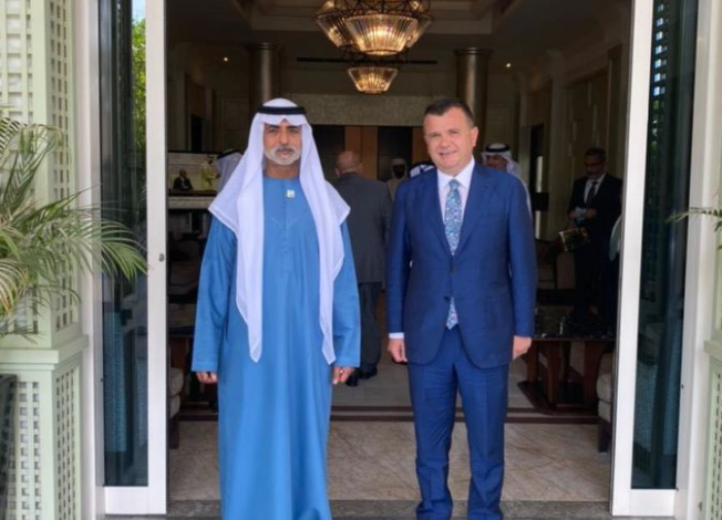VIZITË NË EMIRATET E BASHKUARA ARABE/ Balla: Shqipëria do të ketë këtë vit pavionin e saj në EXPO Dubai