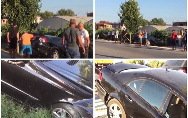 DALIN PAMJET NGA AKSIDENTI NË BERAT/ Përplasen “kokë më kokë” dy makina, përfundon në KANAL…