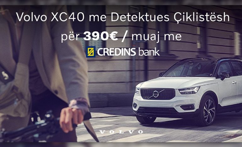 “CREDINS BANK” lançon ofertën më të re leasing për makinat Volvo XC40 dhe XC60