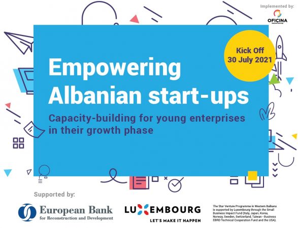 PROJEKTI/ BERZH dhe Luksemburg në bashkëpunim me Inkubatorin Oficina mbështesin bizneset start-up në Shqipëri