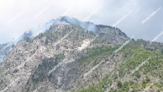 ZJARRET NË VEND/ Vatër pranë zonës së mbrojtur “Lugina e Valbonës”, flakët po përhapen në sipërfaqen pyjore
