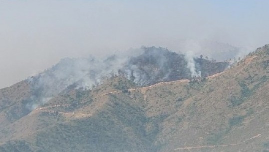 ZJARRET NË KUKËS/ Forcat zjarrëfikëse në “luftë” me flakët në Majën e Rrunës