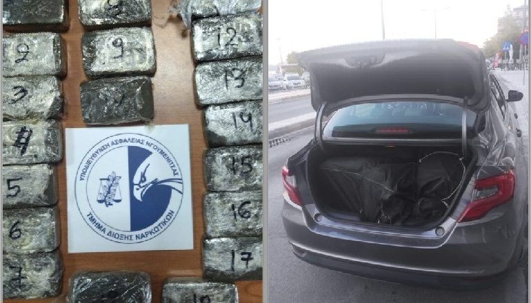 KAPEN RRETH 50 KILOGRAM MARJUANË NË KUFI/ Arrestohet shoferi shqiptar, në kërkim një grek