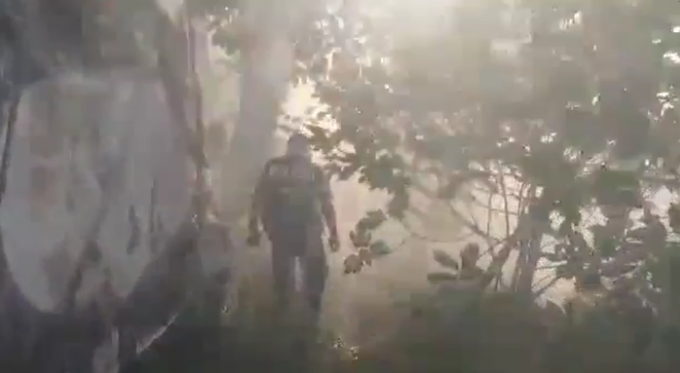 ME KOVA UJI DHE DEGË PEME/ Dhjetëra policë të Gjirokastrës ndihmojnë në shuarjen e flakëve (VIDEO)