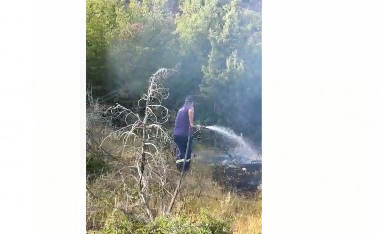 PAMJET EKSKLUZIVE/ Zjarr në fshatin Paraspuar dhe Vokopole, DIGJEN… (VIDEO)