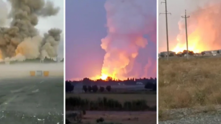 E RËNDË NË KAZAKISTAN/ Shpërthen depo e municioneve, të paktën 5 të vdekur (VIDEO)