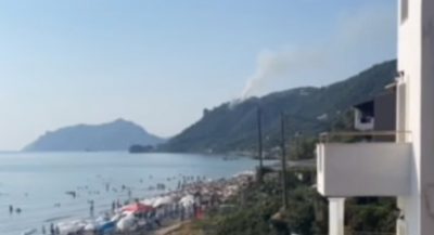SITUATA NË GREQI/ Zjarr edhe në ishullin e Korfuzit, shfaqet një vatër zjarri në zonë pyjore