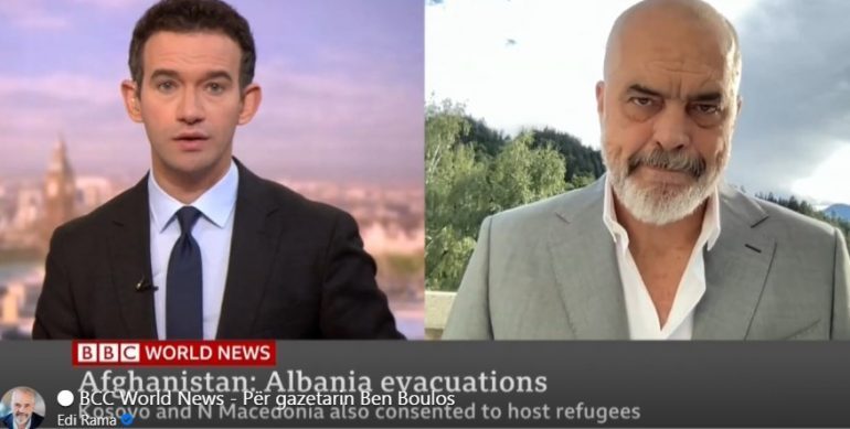 “SHUMË AFGANË PO APLIKOJNË PËR VIZA…”/ Rama për BBC: Jemi të gatshëm që t’i mirëpresim të qëndrojnë…