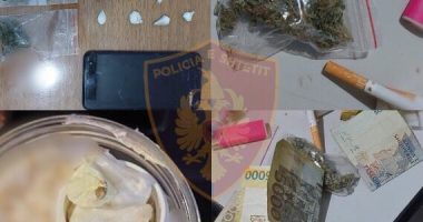 SHPËRNDANIN KOKAINË E KANABIS/ Arrestohen 2 persona në Himarë