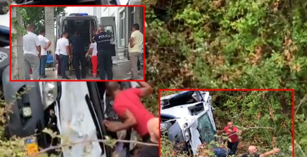 I SHPËTOI PËR MREKULLI AKSIDENTIT TRAGJIK/ E plagosura shtatzënë transportohet tek “Trauma” në Tiranë