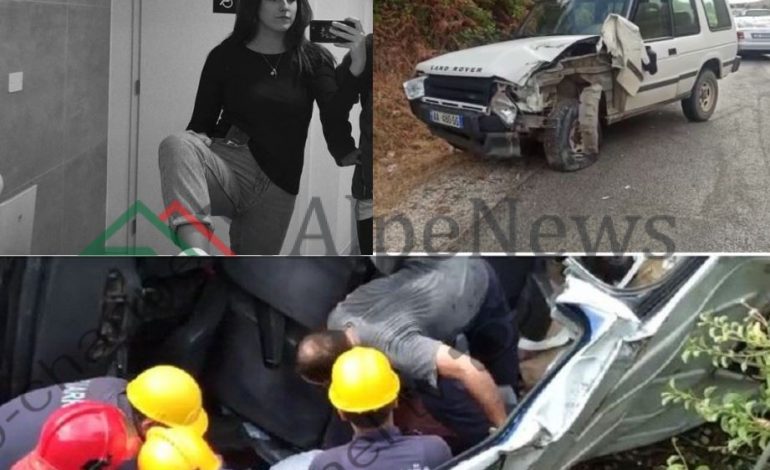 AKSIDENTI TRAGJIK ME 5 VIKTIMA/ Kjo është REXHINA, 22 vjeçarja që u PËRPLAS me fugonin që ra në greminë